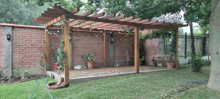 Pérgola de madera
