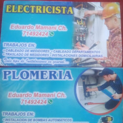 Plomero electricicta chavez